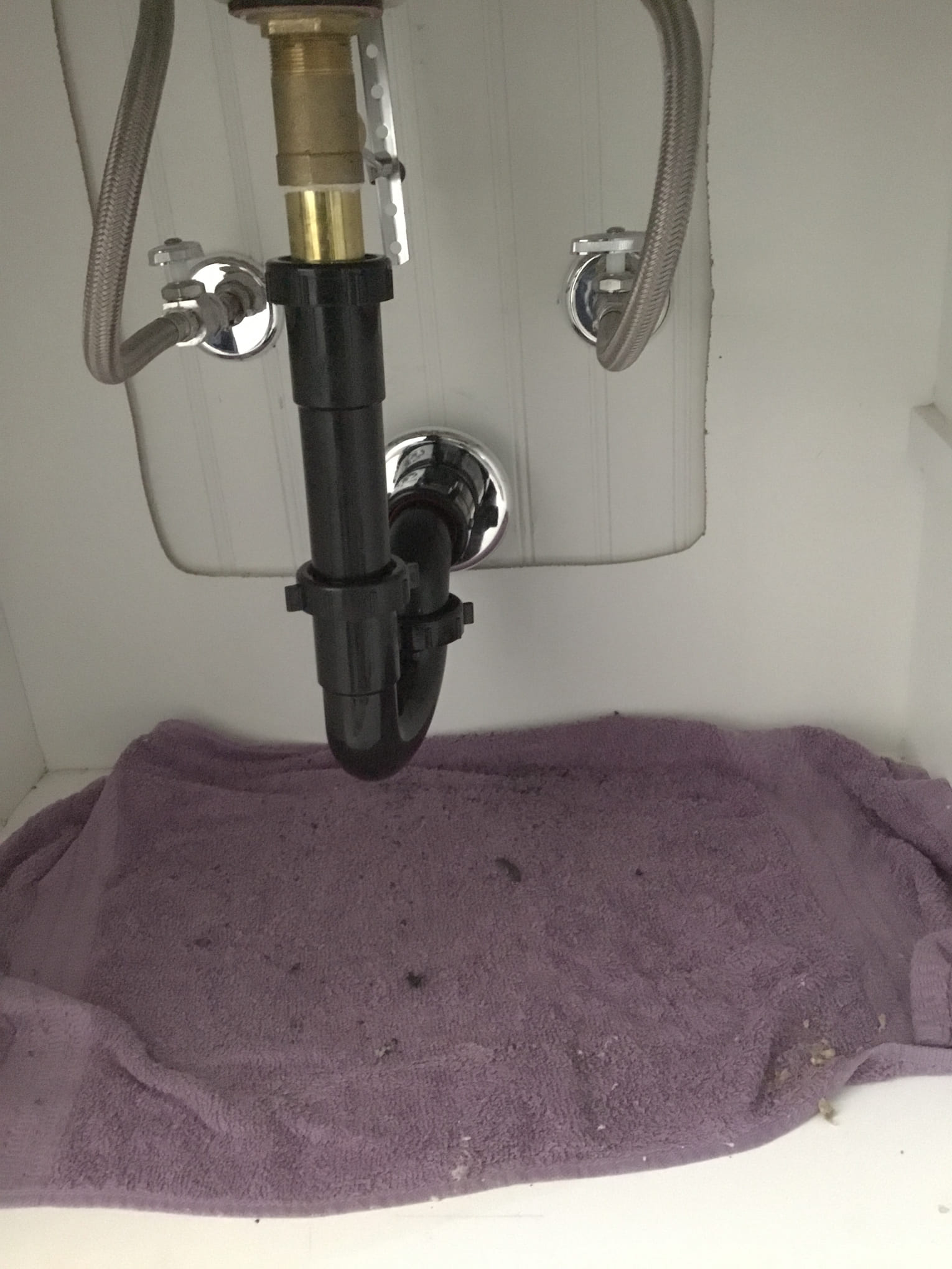 Bathroom ptrap repair